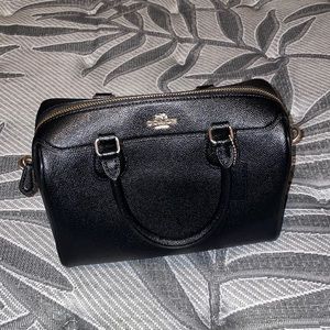 Black coach purse